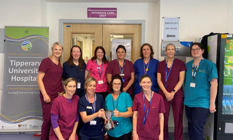 Tipperary hospital staff crowned fittest ICU team in Ireland