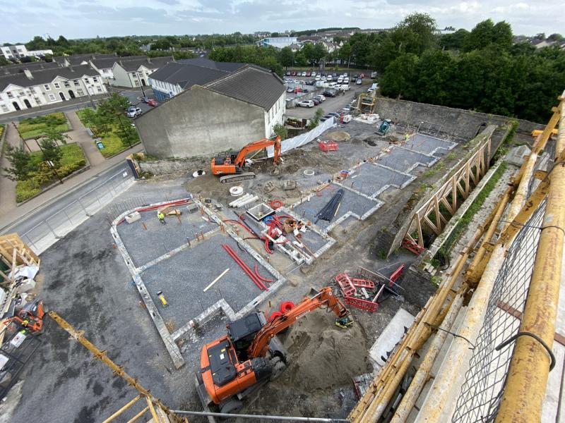 PICTURES: Laois social housing project at Portlaoise convent site progressing well  