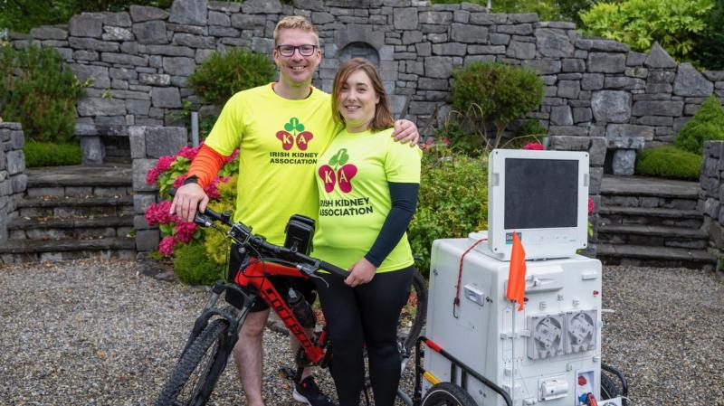 Falcarragh woman's pride in husband after five-day 240-kilometre charity cycle