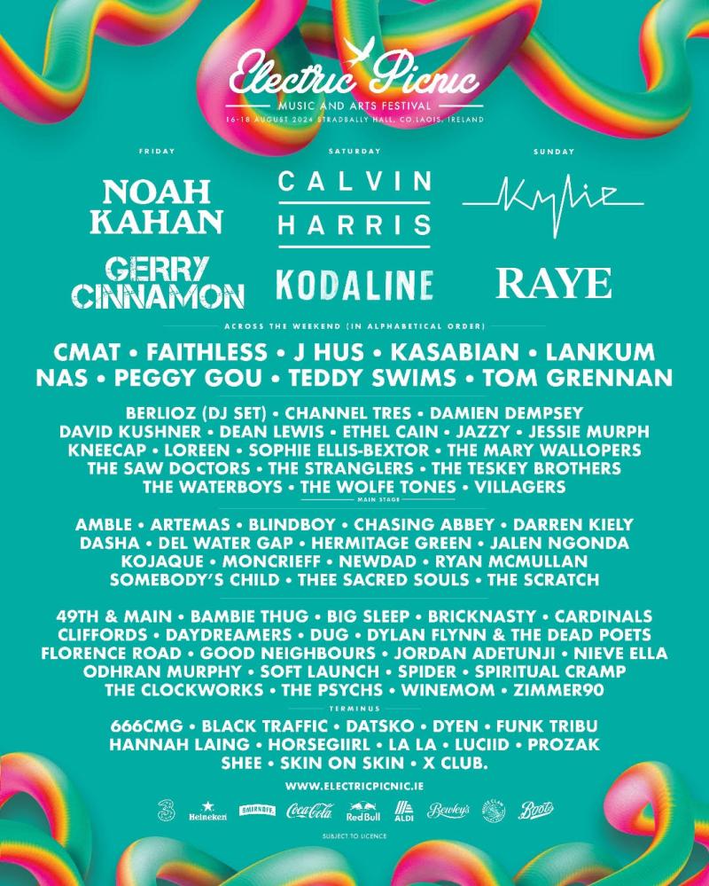 BREAKING: Full Electric Picnic lineup now released