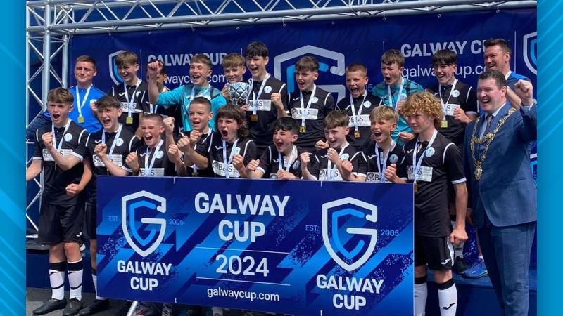 Finn Harps clinch U-14 Galway Cup with win over Leeds