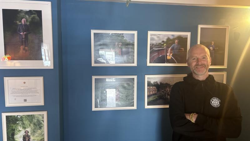 Free photography exhibition called the People of Muff in Muff coffee shop