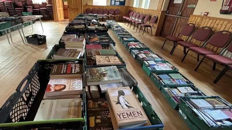 Book lovers from around Donegal flocked to Culdaff for monster book sale