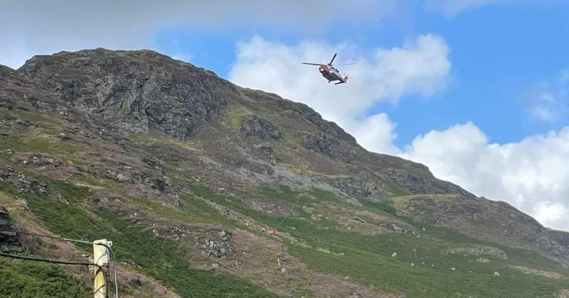 Rescue operation at Muckross. PHOTO: Killybegs Coast Guard on Facebook 