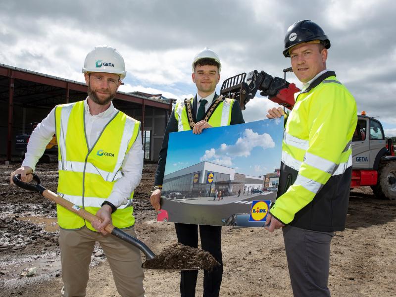 Work starts on region’s largest new Lidl Northern Ireland store at Riverside Retail Park Coleraine
