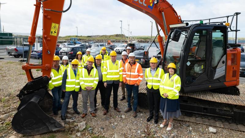 Sod turned on  new Ferry Terminal Building and Enterprise Building in Burtonport