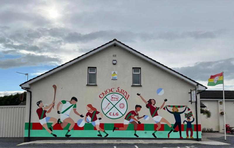 Local Carlow GAA Club has brand new mural painted on their clubhouse 