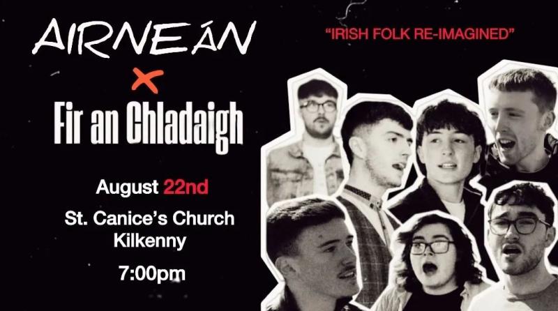 Airneán to perform at Kilkenny debut concert 