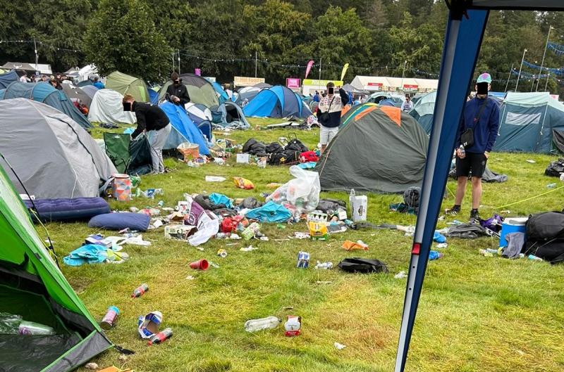One day only for charities to salvage Electric Picnic discarded tents