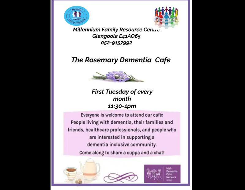 Monthly caf&eacute; for people with dementia to resume in county Tipperary village next week