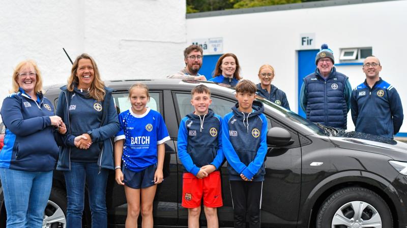 Donegal's GAA National Club draw winner gets to show off her car in Falcarragh