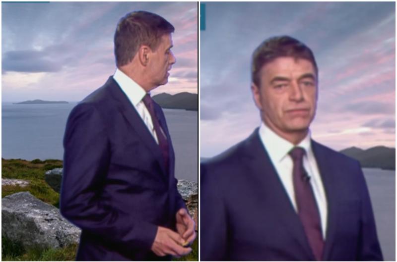 WATCH: 'I'm sorry' - RTE weatherman baffled live on air after incident in studio