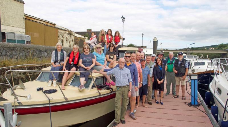 Carrick-on-Suir welcomed influx of boating tourists who cruised up River Suir to reach town  