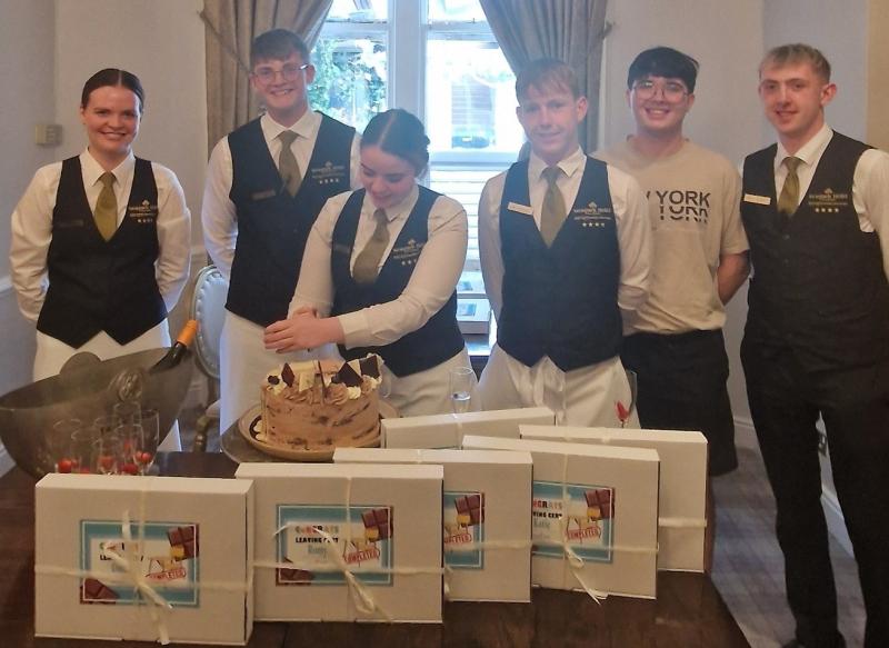 Kilkenny hotel pays tribute to their A+ team after completing Leaving Cert 
