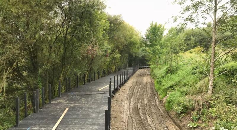 WATCH: Refurbished Kilkenny walkway nearing completion 