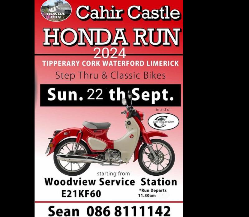 Tipperary Honda Run will support day care centre