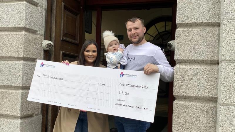 Baby Kayden White's family raise €14,000 in his memory and to say 'thank you'