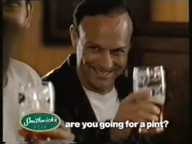 Kilkenny Memories: 'Toto' Schillaci enjoys locally brewed beer 