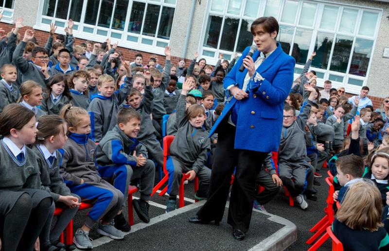 A future journalist? Kildare school child asks Minister her salary in hilarious moment