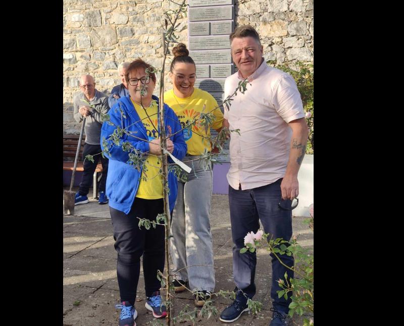 Darkness Into Light Tree of Hope planted at remembrance garden in county Tipperary town 