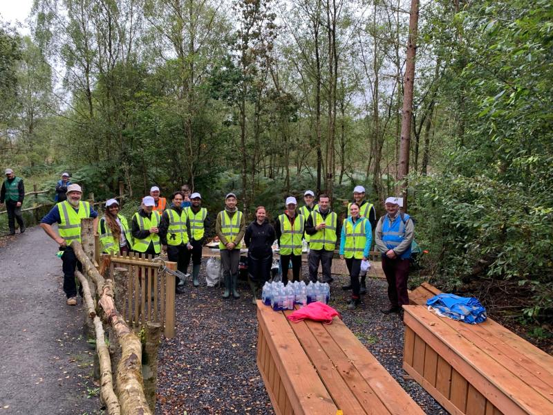 Fingelton White volunteer for the benefit of Abbeyleix Bog Project