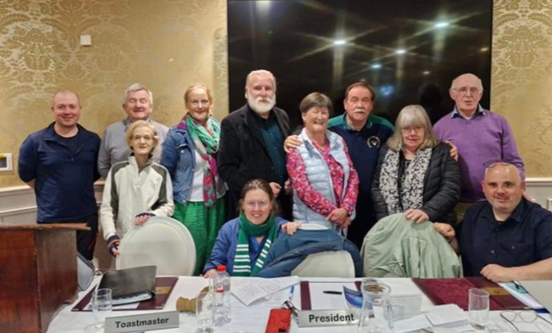 Local Tipperary Toastmasters group kick-start new season with successful meeting