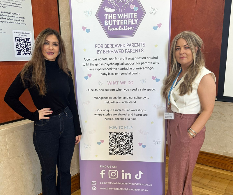 Hunter calls for compassion and action at Stormont White Butterfly Foundation event