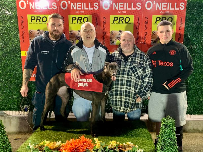 Derry Greyhounds:  Notshort Ofpace lives up to his name