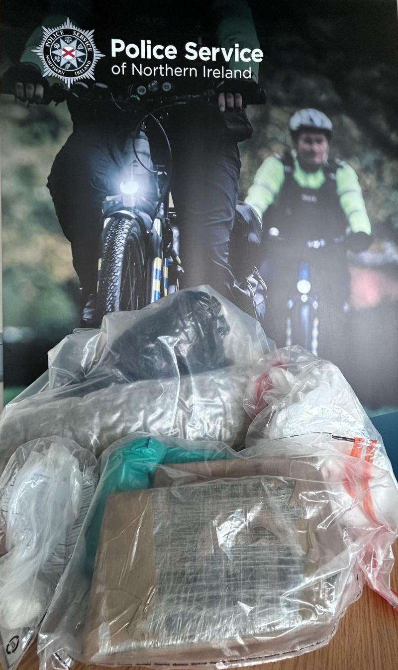 Man in custody after £150k drugs seized in Derry search