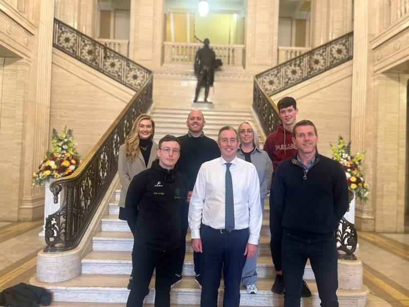 Fóram na nÓg, and Education Minister Paul Givan