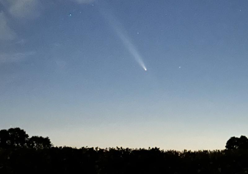 Carlow weather man captures picture of comet last seen over Earth 80,000 years ago