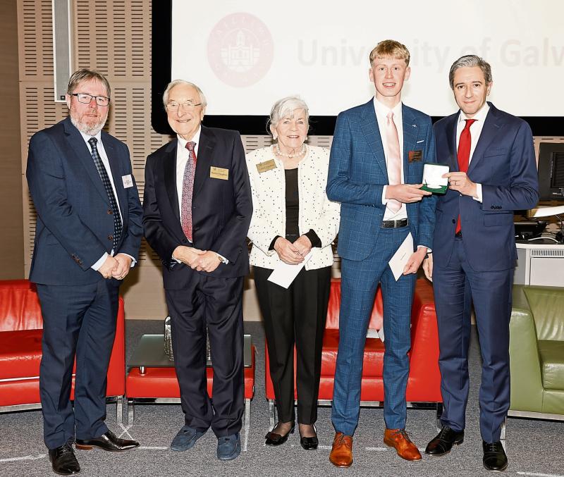 Top Longford student presented with prestigious scholarship by An Taoiseach Simon Harris 