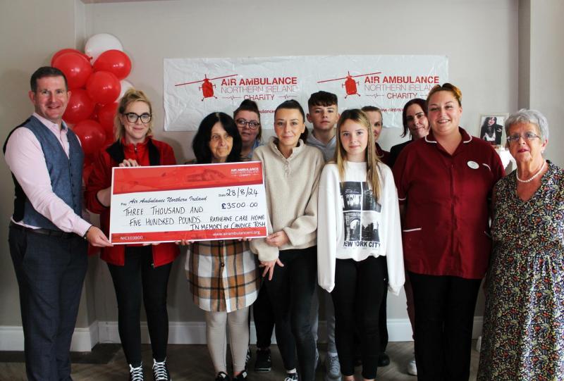 Ratheane Care Home honours memory of Air Ambulance patient Candice during 35th Anniversary
