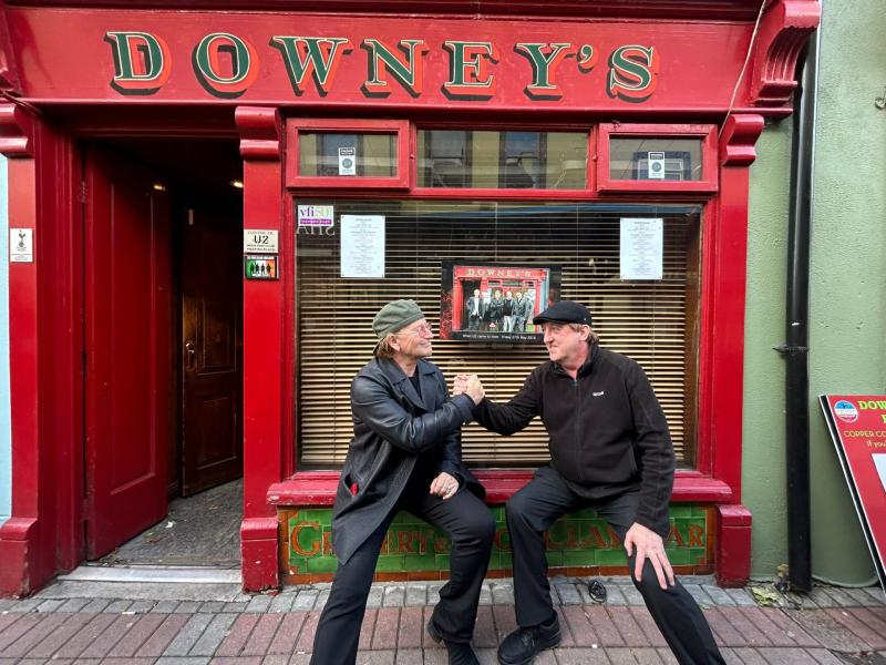 A Beautiful Day in Dungarvan! Bono visits popular pub after party in Lismore Castle