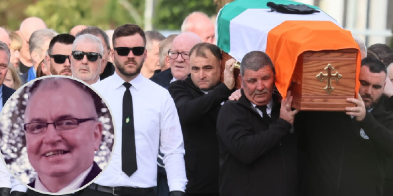 Funeral takes place of leading Republican Don 'Busty' Brolly in Lifford