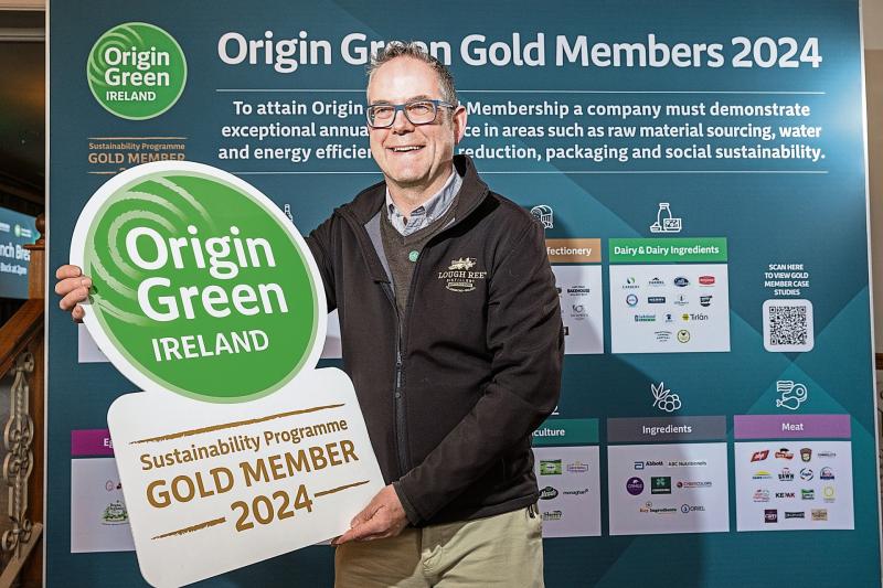 Longford's Lough Ree Distillery awarded Origin Green Gold membership 