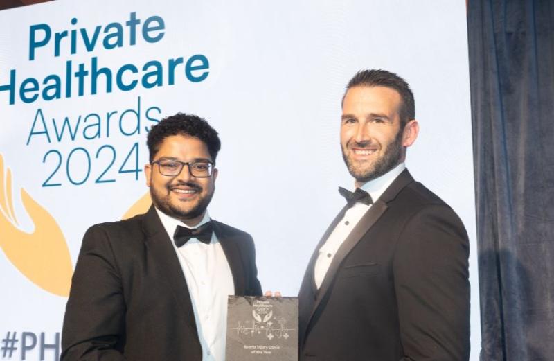 Well-known Tipp physio wins Sports Injury Clinic of the Year at Private Healthcare Awards