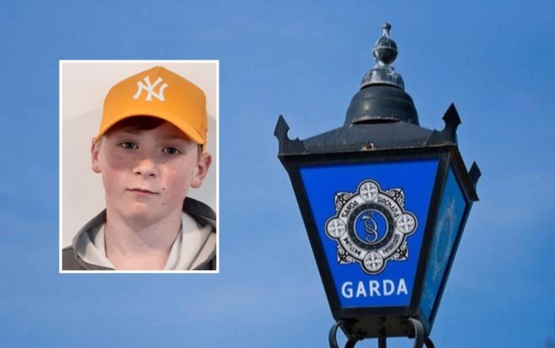 ALERT: Have you seen Tyler? Gardaí issue urgent appeal for missing teen last seen on Sunday