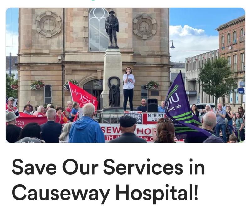 SOS Causeway campaign group announce December Rally