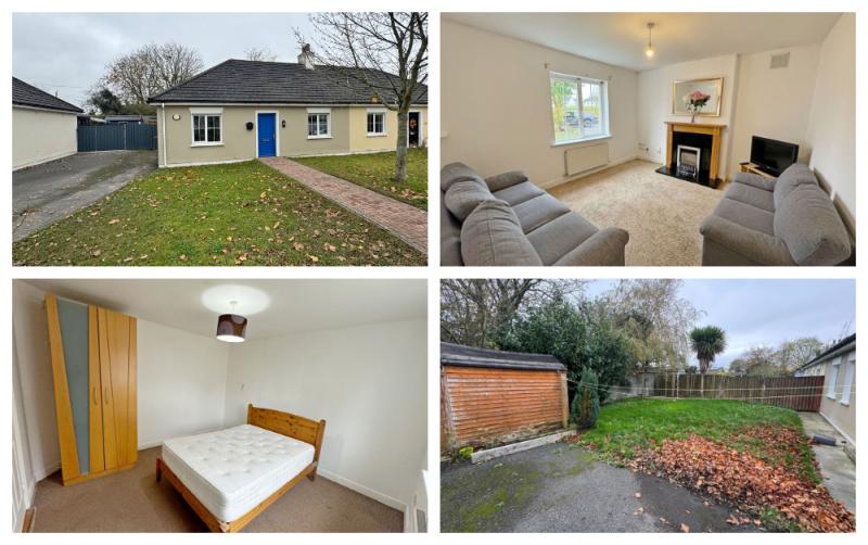 PICTURES: Two bed bungalow in Portlaoise for €185,000
