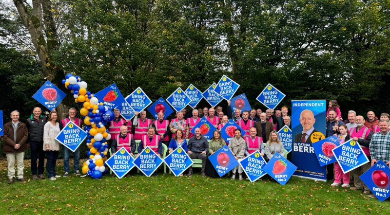 Dr Cathal Berry TD shares his vision for General Election Campaign