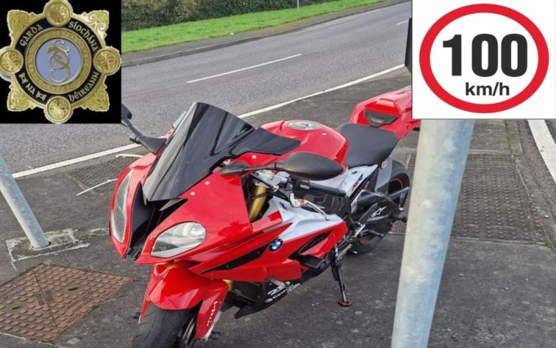 'Shocking behaviour' - Gardaí clock motorcyclist doing double the speed limit on busy road