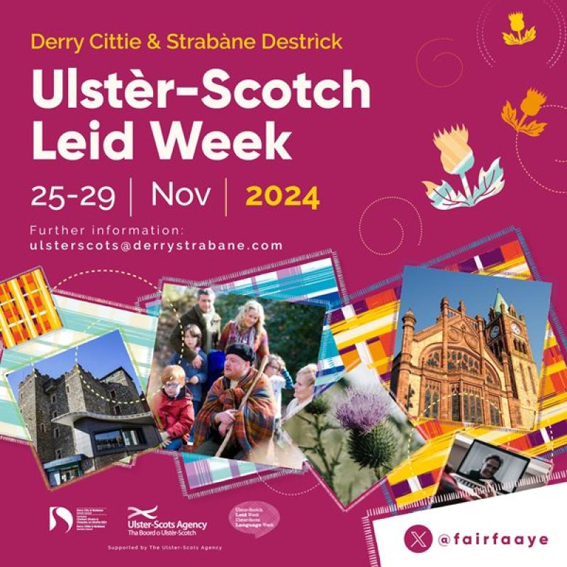 Programme of events revealed to mark Ulster-Scots Language Week