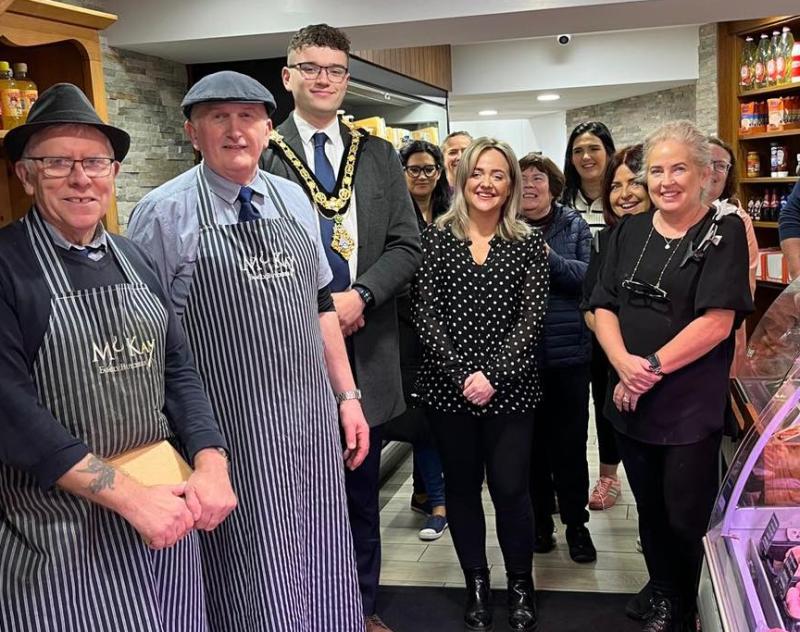 Dessie McAleese retires from McKay Family Butchers 