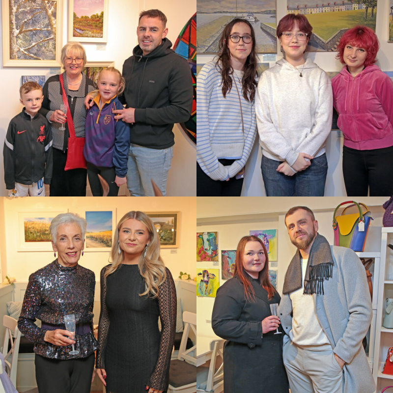 PICTURES | A lovely relaxing evening in Longford as Athena unveils new exhibition and Christmas Craft Shop