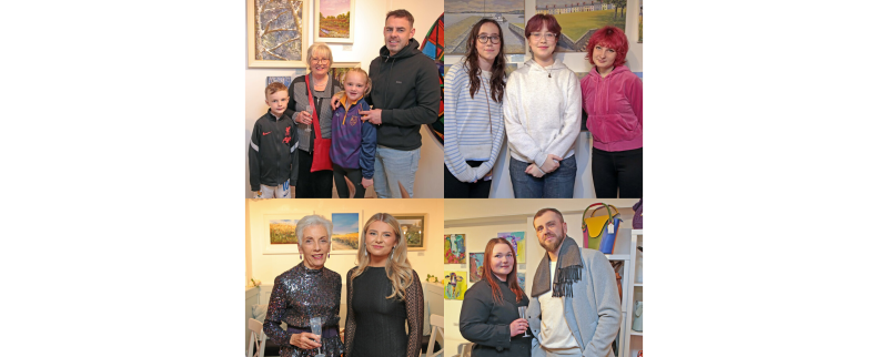 PICTURES | A lovely relaxing evening in Longford as Athena unveils new exhibition and Christmas Craft Shop