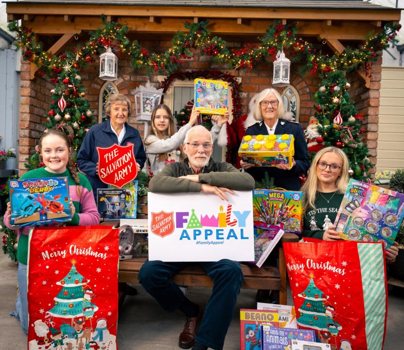 Derry Girls star helps to launch Salvation Army Christmas family appeal