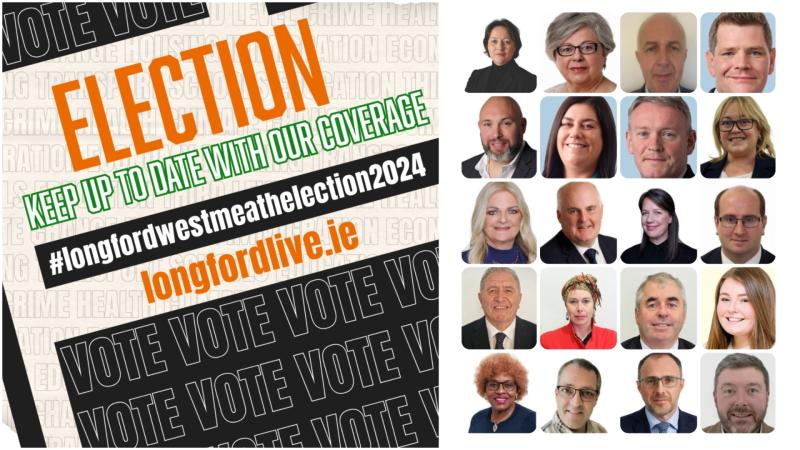 Twenty candidates in Longford-Westmeath set to battle it out for five Dáil seats