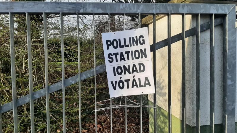 Polling station in Offaly