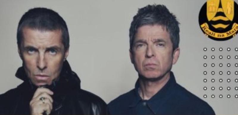 Missed out on Oasis tickets? You could win a pair in a Donegal GAA club raffle
